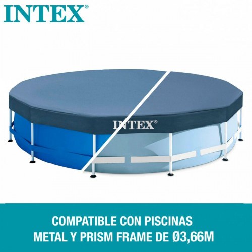 Poolovertræk Intex Metal Frame Ø366 cm - 25 cm fald