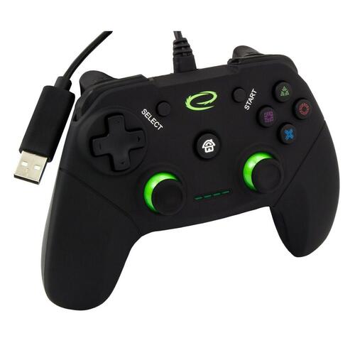 Controller Esperanza Vanquisher GX550 USB 2.0 Sort PC PlayStation 3