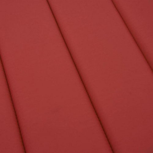 Hynde til liggestol 186×58×4 cm i oxfordstof - rød