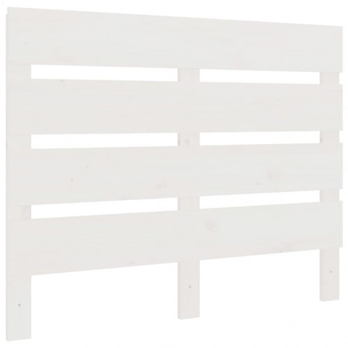 Sengeramme uden madras 100x200 cm massivt fyrretræ hvid