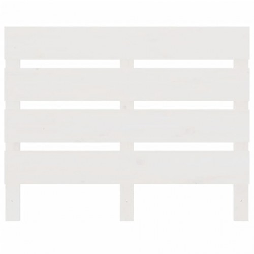 Sengeramme uden madras 100x200 cm massivt fyrretræ hvid
