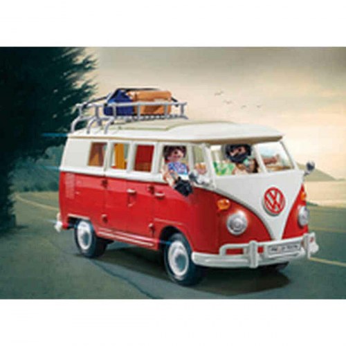 Legetøj Playmobil Volkswagen T1 Campingbus 70176 - Rød (74 dele)