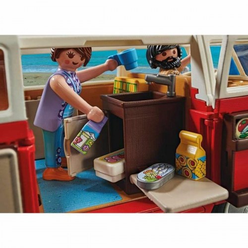 Legetøj Playmobil Volkswagen T1 Campingbus 70176 - Rød (74 dele)
