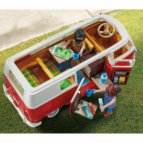 Legetøj Playmobil Volkswagen T1 Campingbus 70176 - Rød (74 dele)