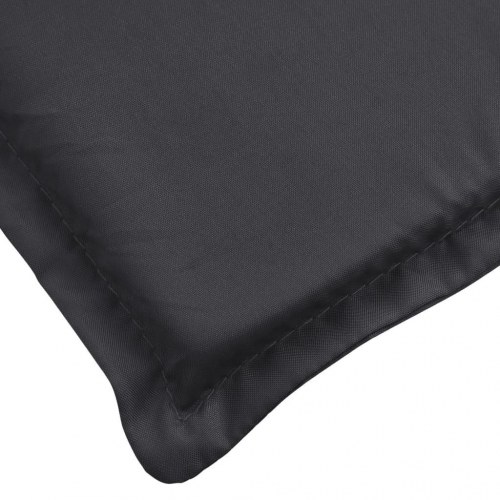 Hynde til liggestol 186×58×4 cm i oxfordstof - sort