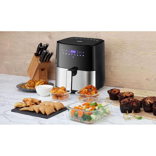 EDM Product Varmluftsfrituregryde 5 L - 1.450 W med LED-skærm