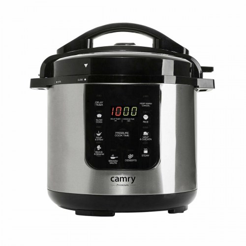 Camry CR 6409 trykkoger - rustfrit stål, 6 l, 1.000 W