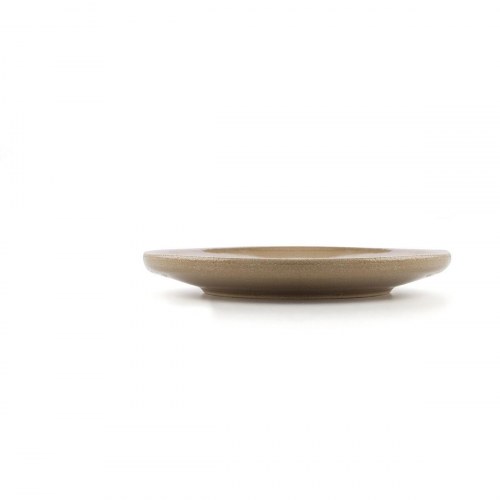 Anaflor flad middagstallerken - beige keramik, bagt ler (8 stk.)