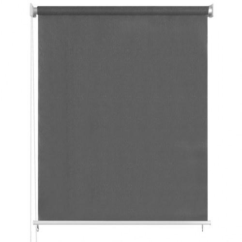 Udendørs rullegardin 80 × 230 cm - antracitgrå HDPE