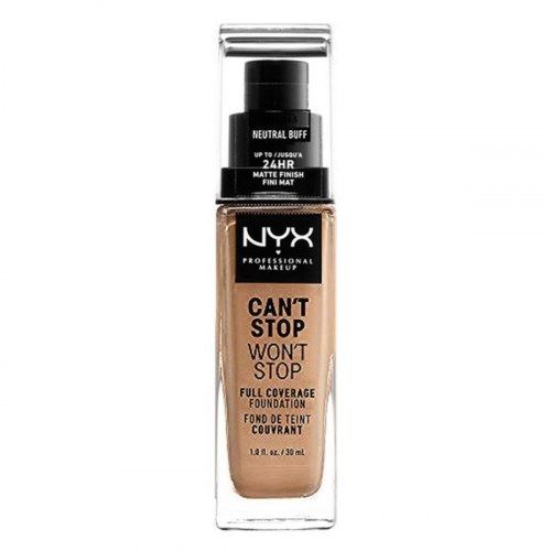 NYX Can't Stop Won't Stop Flydende Foundation 30 ml - Walnut
