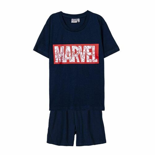 Nattøj Børns Marvel Mørkeblå 6 år