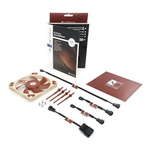 Noctua NF-A12x15 FLX 120 mm boxventilator - beige/bronze