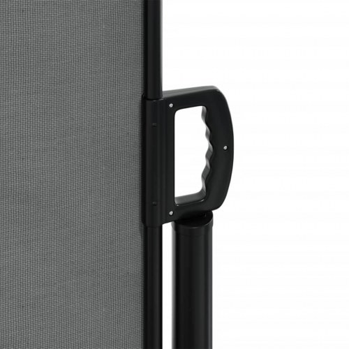 Udtrækkelig sidemarkise - antracit 117 × 300 cm