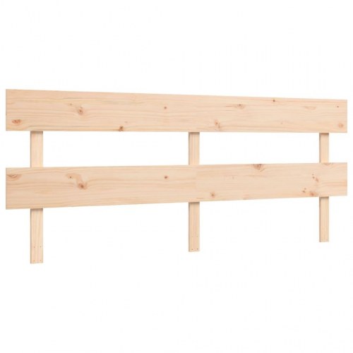 Seniorseng med sengegavl i massivt fyrretræ - 180 x 200 cm