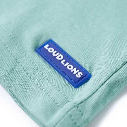 T-shirt til børn str. 92 lys kakifarve
