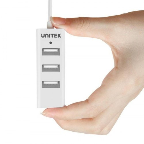 Unitek 3-port USB hub Y-2146 - hvid, USB 2.0
