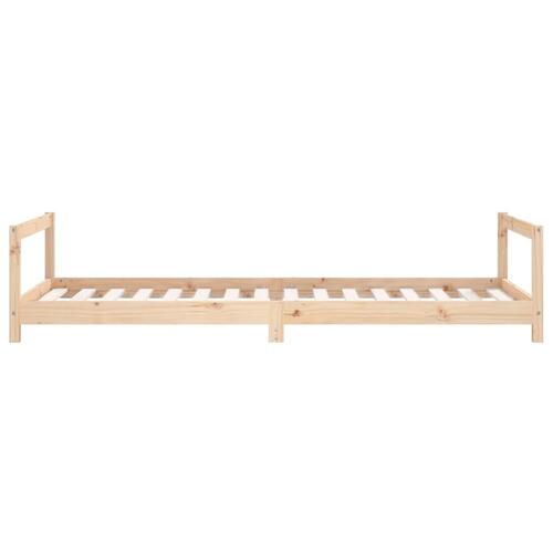 Sengeramme til juniorseng 90x200 cm massivt fyrretræ