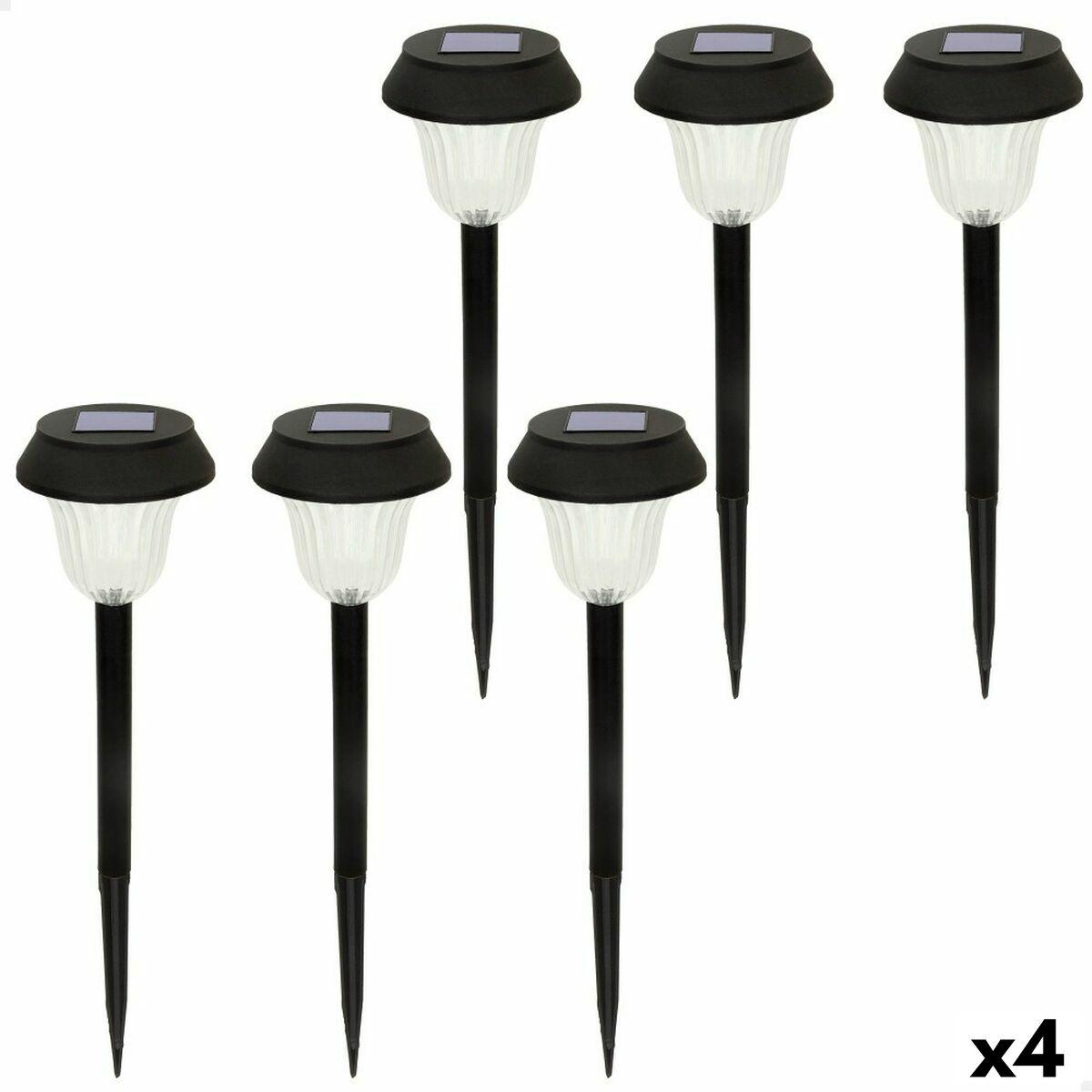 Aktive solcelle-havelys - sæt á 6 dele, LED, IP44 (4 pakker)
