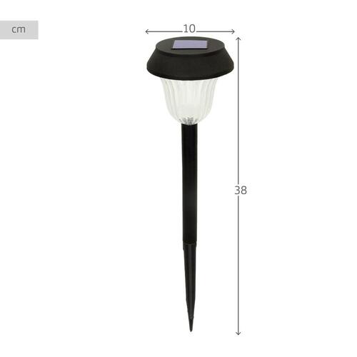 Aktive solcelle-havelys - sæt á 6 dele, LED, IP44 (4 pakker)