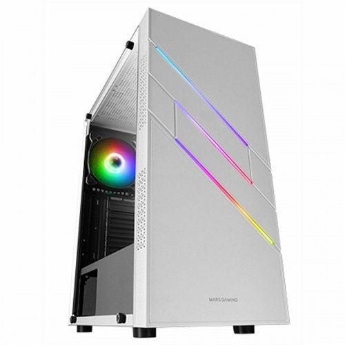 PC kabinet ATX semi-tårn Mars Gaming MC-U3 - hvid ARGB