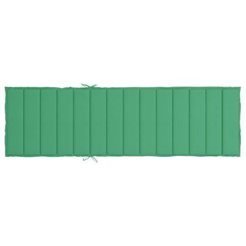 Hynde til liggestol 200x50x3 cm oxfordstof grøn
