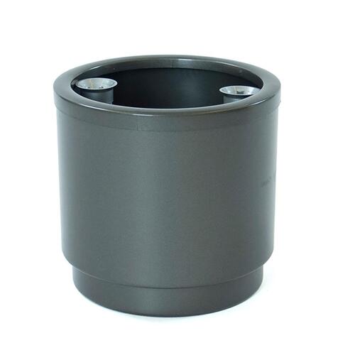 Selvvandende pot Plastiken 4126 Antracit (Ø 26 cm)