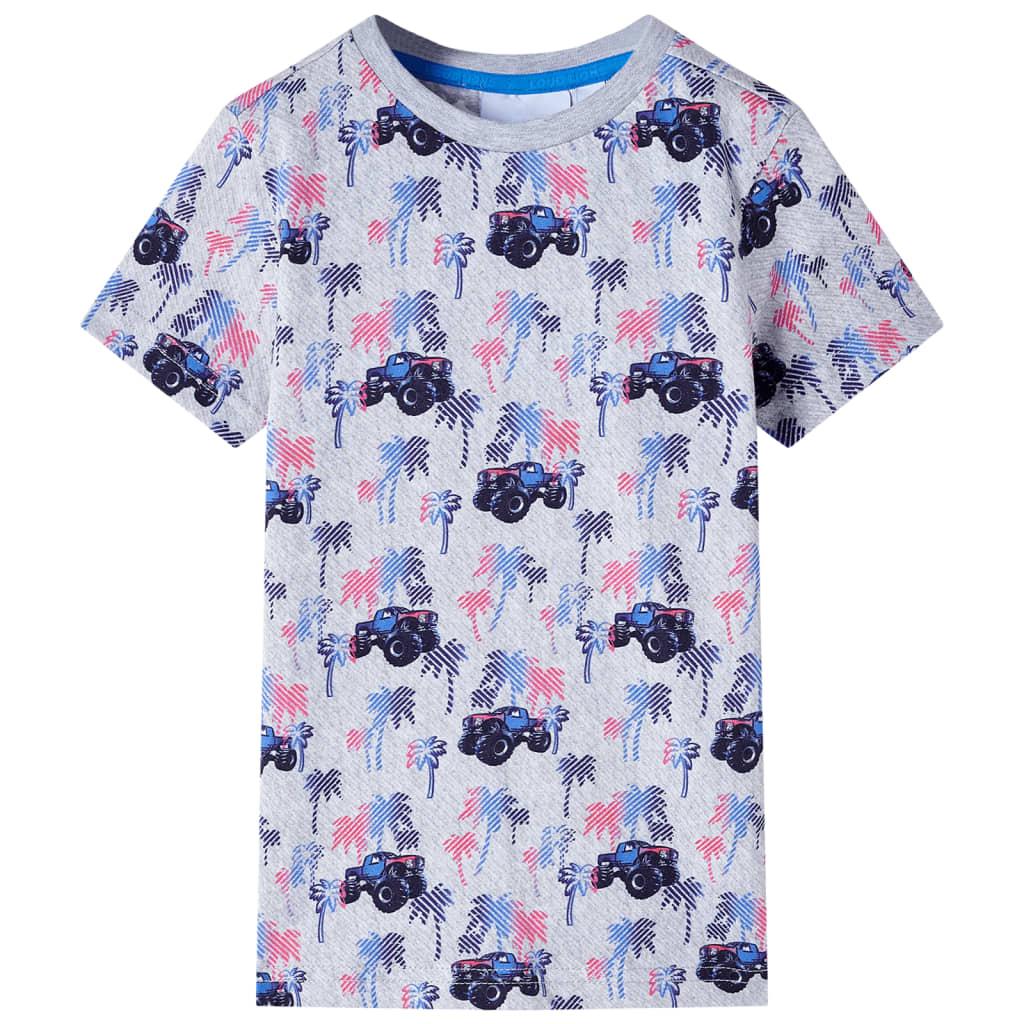 T Shirt Til Børn 92 Gråmeleret