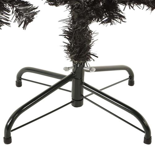 Smalt juletræ 150 cm sort