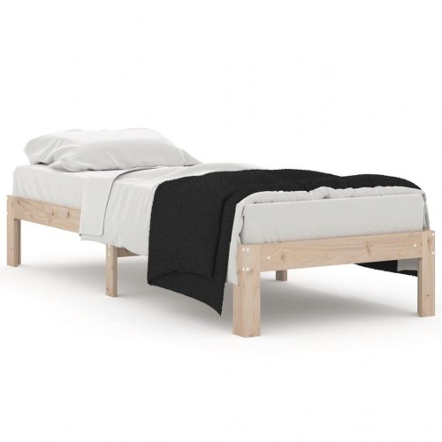 Sengeramme i massivt træ 75x190 cm