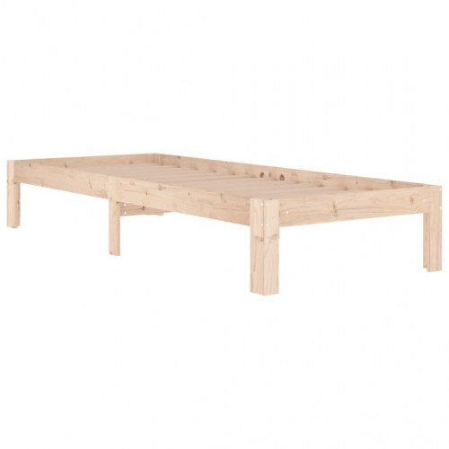 Sengeramme i massivt træ 75x190 cm