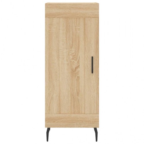 Skab 34,5x34x180 cm konstrueret træ sonoma-eg