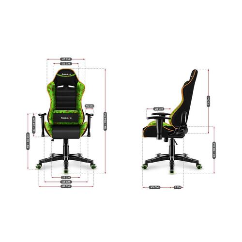 Gaming-stol Huzaro HZ-Ranger 6.0 Pixel Mesh Sort/Blå