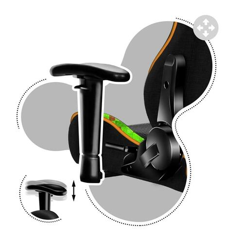 Gaming-stol Huzaro HZ-Ranger 6.0 Pixel Mesh Sort/Blå