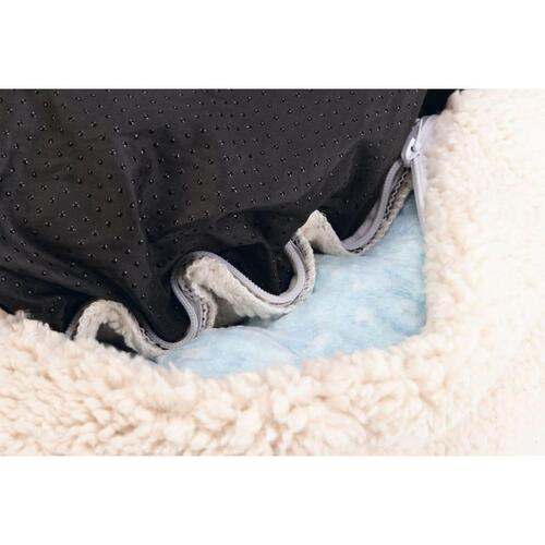 Beeztees hundeseng Jaxx 50x20 cm memoryskum beige