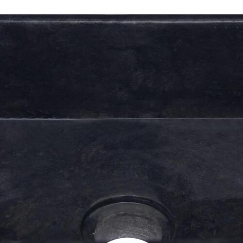 Håndvask 30x30x13 cm marmor sort