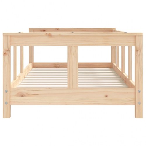 Juniorseng sengeramme 70 x 140 cm i massivt fyrretræ