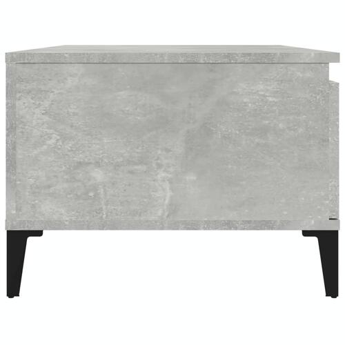 Sofabord 90x50x36,5 cm konstrueret træ betongrå
