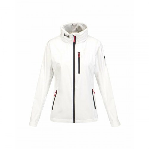 Helly Hansen Crew vindjakke til dame - hvid (XS)
