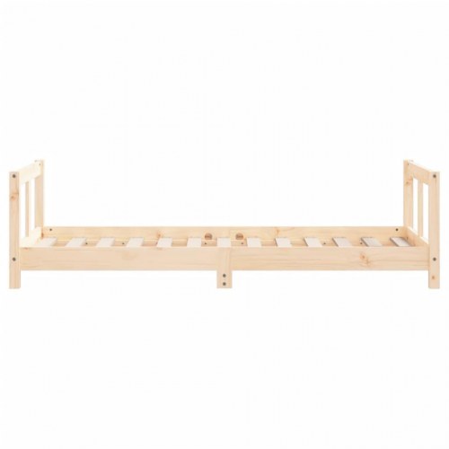 Sengeramme til juniorseng 80 x 160 cm i massivt fyrretræ