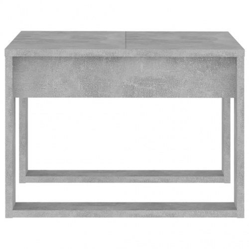 Sidebord 50×50×35 cm i konstrueret træ - betongrå