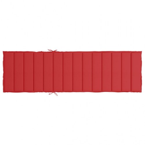 Hynde til liggestol 200 × 60 × 3 cm i oxfordstof - rød