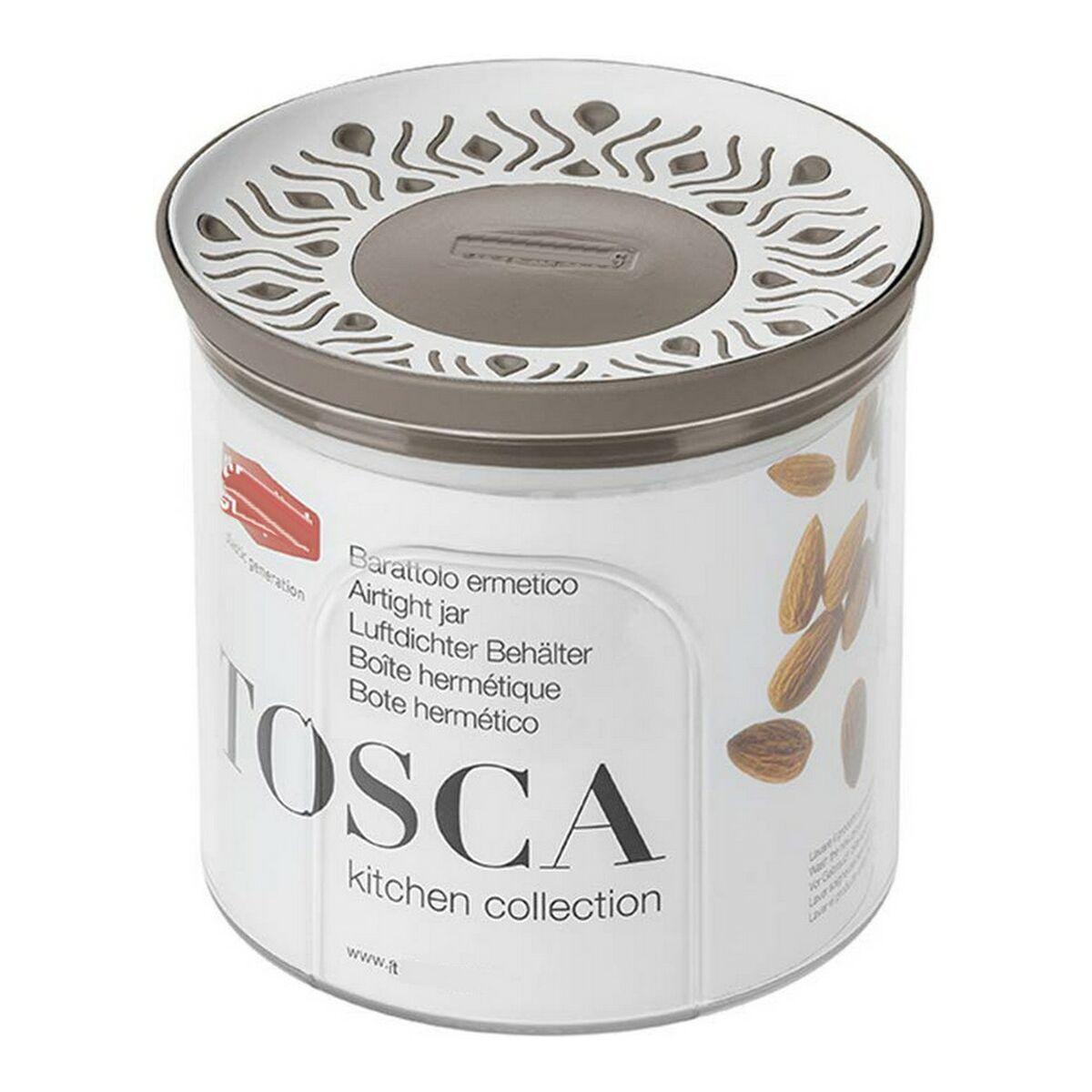 Stefanplast Tosca lufttæt køkkenbeholder 700 ml - beige