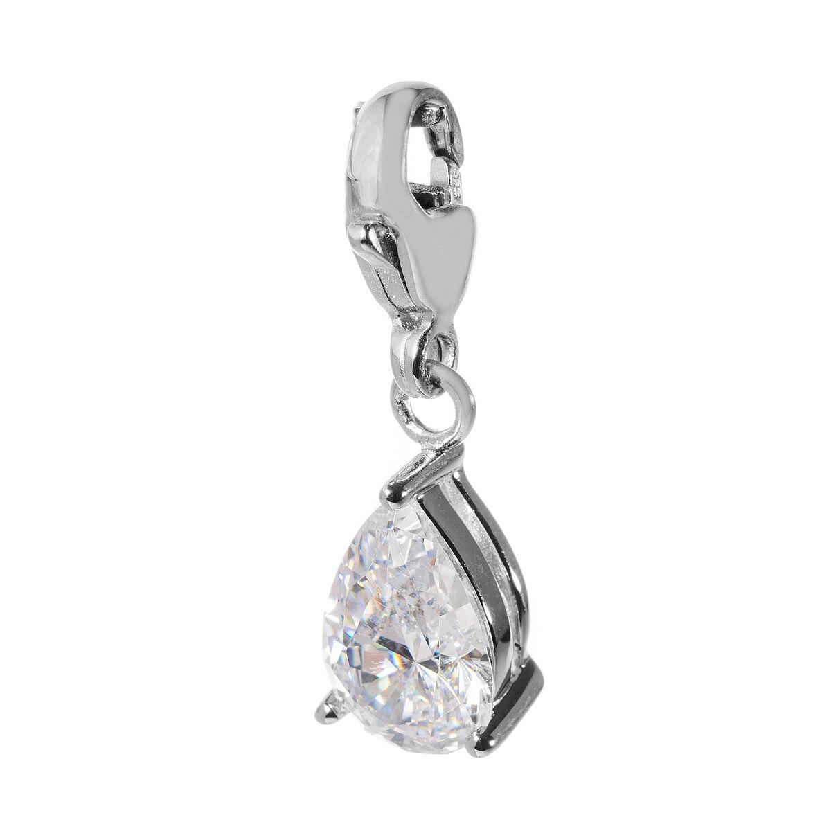Ti Sento charm 8166ZI - dråbeformet krystal, 1,5 cm