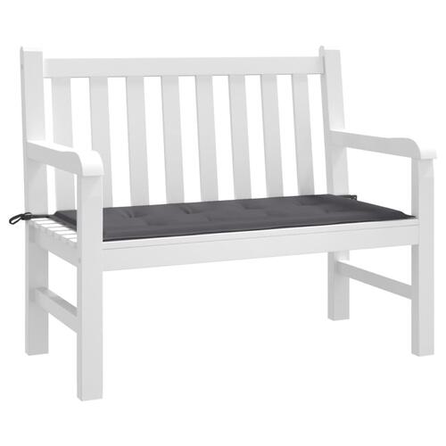 Hynde til havebænk 100x50x3 cm oxfordstof antracitgrå