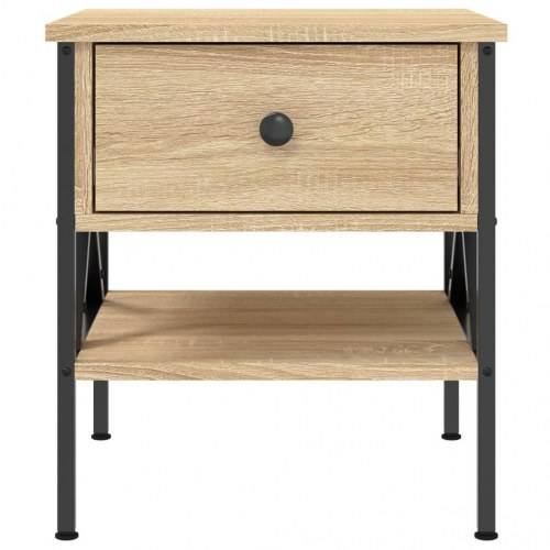 Sengeborde 2 stk. i sonoma-eg - 40 x 42 x 45 cm