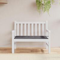 Hynde til havebænk 120x50x3 cm oxfordstof antracitgrå