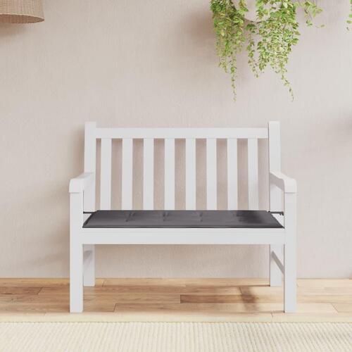 Hynde til havebænk 120x50x4 cm oxfordstof antracitgrå