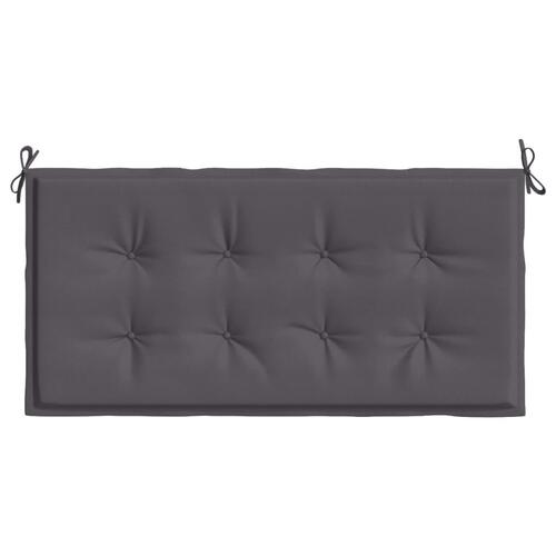 Hynde til havebænk 120x50x4 cm oxfordstof antracitgrå