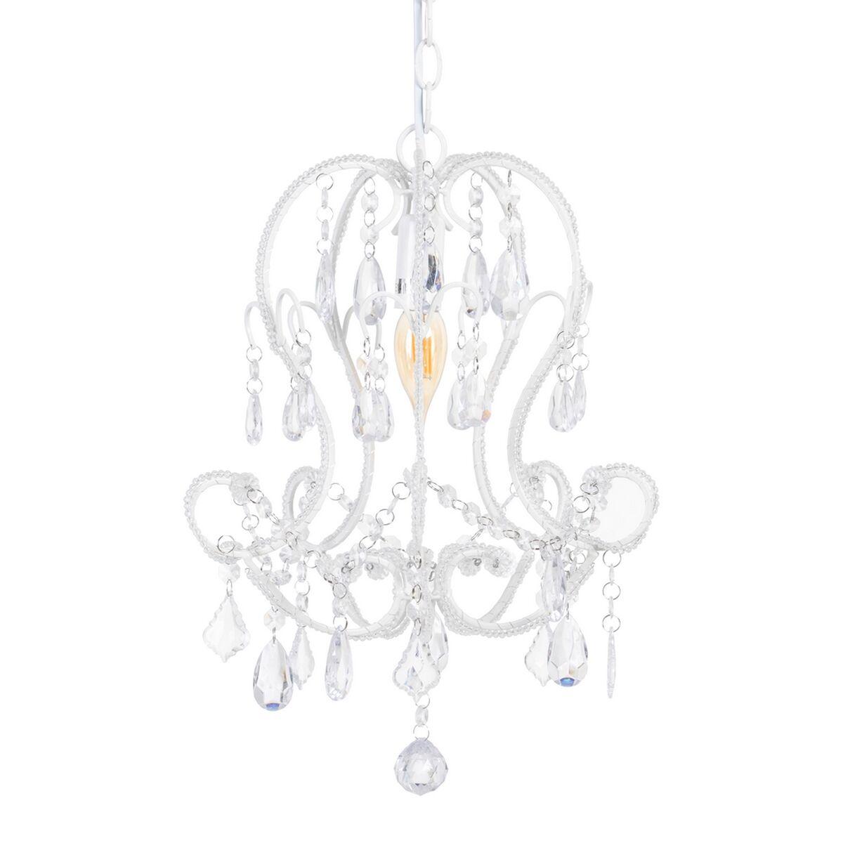 Loftslampe 29,5 x 28 x 85 cm Metal Hvid Klassisk