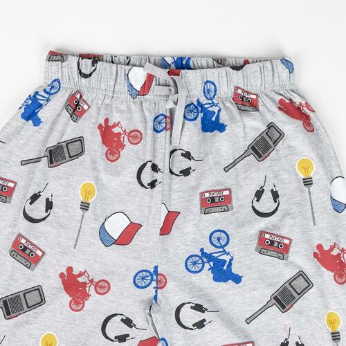 Nattøj Stranger Things Grå Sort XL
